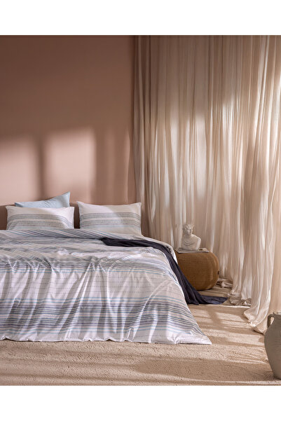 Madame Coco Chapeiry King Size 100% Cotton Ranforce Printed Duvet Cover Set -...