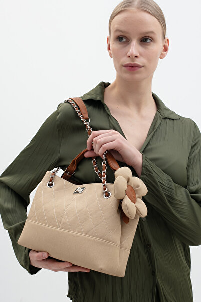 Matthew Cox حقيبة كتف نسائية من فرو المنك BYN2467