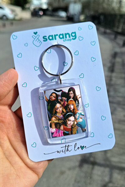 SARANG Transparent Frame Keychain - Katseye