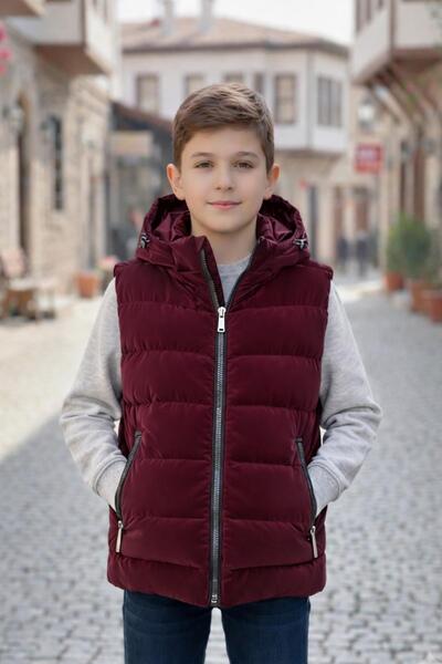 Zaziko Kids Boy's Hooded Puffer Vest