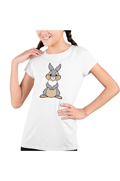 OEM Tricou Copii Fete Iepuras Thumper Bambi Dragut