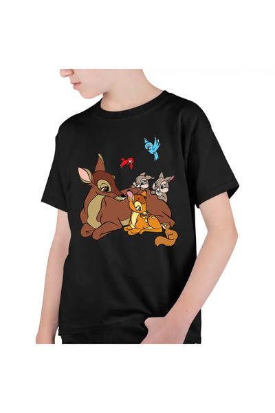 OEM Tricou Copii Baieti Bambi Thumper Iepuras Caprioara
