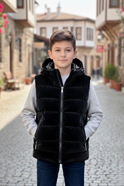 Pina Kids Boy's Hooded Puffer Vest