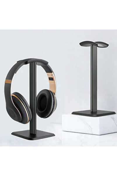 zola On-ear headphone stand, desktop, universal, aluminum and silicone, 10.5x...