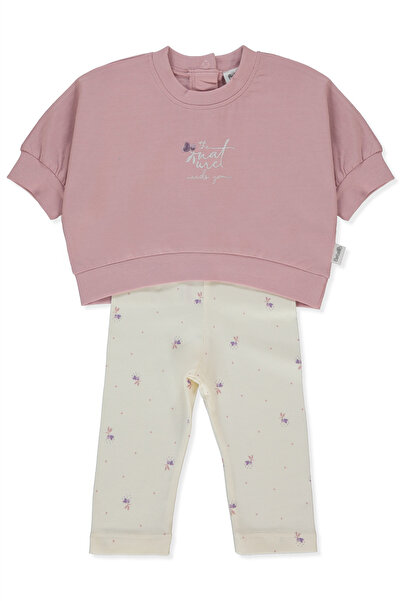 Bebetto Süprem Sweat 2-Piece Set (Blossom) Dried Rose