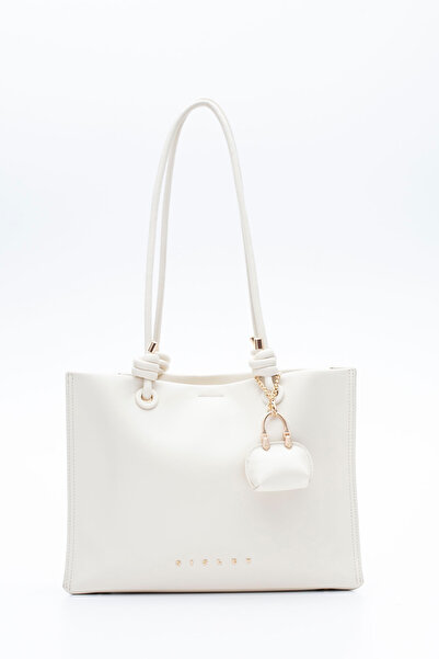 Sisley حقيبة كتف نسائية باللون الأبيض SLY414