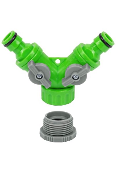 John Green Conector de irigații John Green, plastic, 3/4" verde/gri