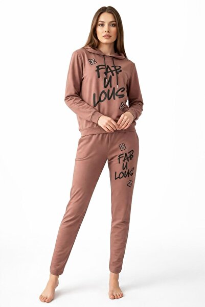 Gönülden Tasarım Written Women's Tracksuit Set