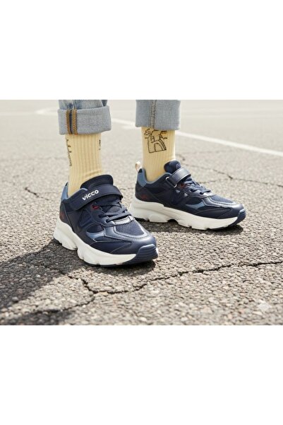 Vicco Wild Phlon Ελαφριά Σόλα με Velcro Παιδικά Αθλητικά Παπούτσια LACİ