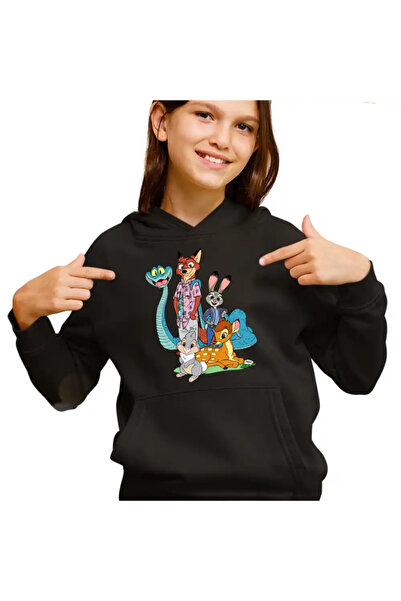 OEM Kids Girls Bambi Zootopia Bunny Snake Fox Sweatshirt