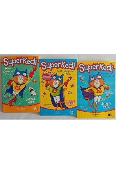 TÜRKİYE İŞ BANKASI KÜLTÜR YAYINLARI SÜPER KEDİ PARTİ HUYSUZUNA KARŞI,BELALI K...