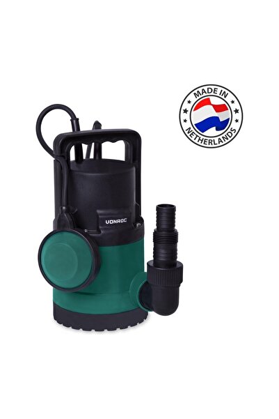 VONROC Dalgıç Pompa/su Pompası 300W – 6500L/H – Temiz ve Hafif Kirli Su Için ...