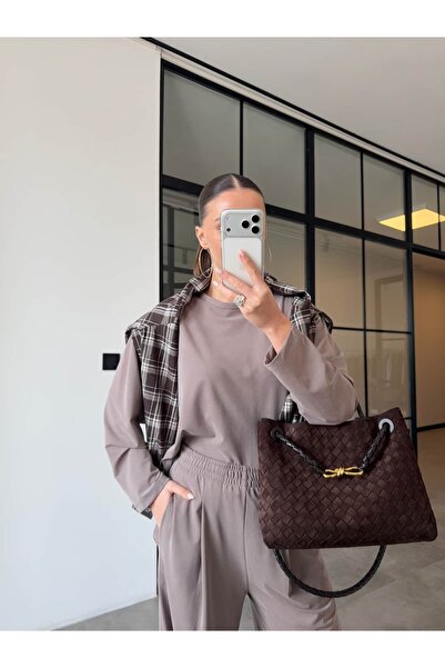 BB Bensu Buyruk Basic Modal Suit Mink