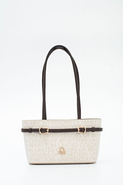 United Colors of Benetton Women's Shoulder Bag Beige-Brown Bnt1772