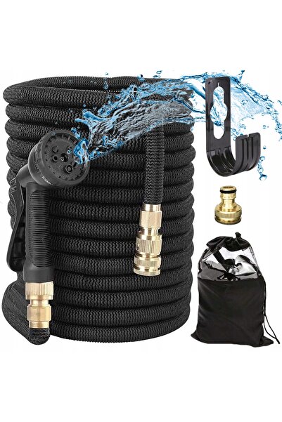 zola Furtun de grădină, flexibil și extensibil, cap de prindere, geantă de de...