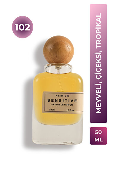 Sensitive 102 Kadın Parfüm 50 ml Meyveli, Çiçeksi, Tropikal
