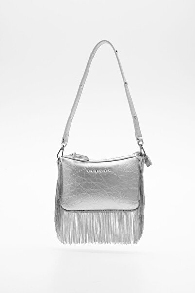 Sisley Women's Shoulder Bag Silver Sly361