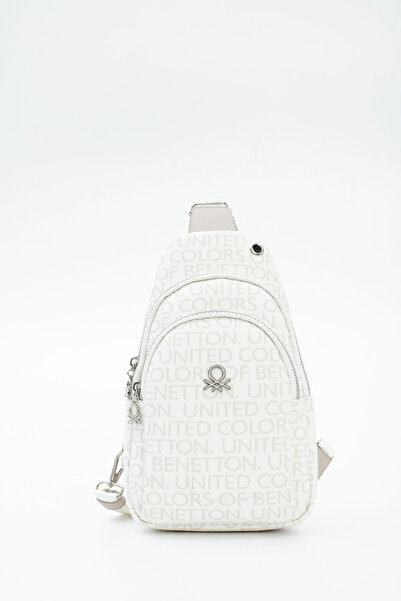 United Colors of Benetton KADIN VÜCUT ÇANTASI BEYAZ-TAŞ BNT1766