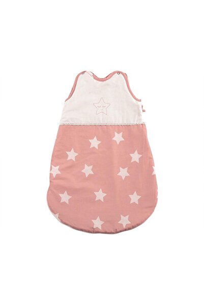LORELLİ Summer Baby Sleeping Bag Stars Pale Blush, 0-6M, 100% Cotton, Embroid...