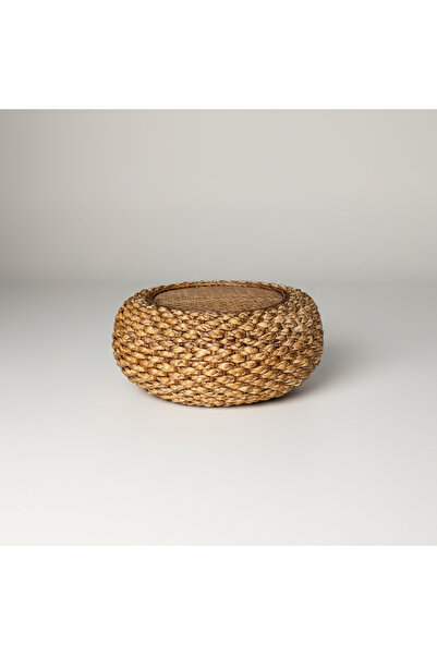 MAZPRO wicker pouf chair