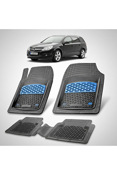 TEAMCAR Πατάκια δαπέδου συμβατά με Opel Astra H Combi 2004-2014 | Μπλε