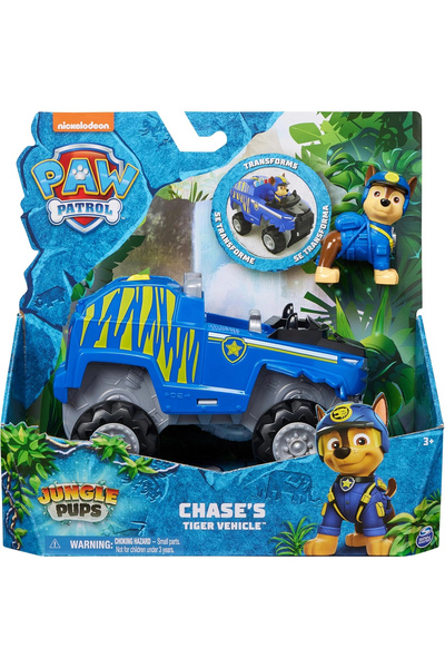 Spin Master Games Paw Patrol Jungle Pups Temalı Araçlar - Chase's