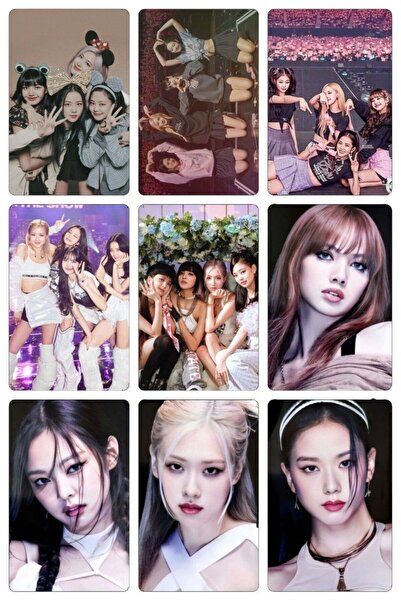 animeandyourworld blackpink fotokart 6*9 cm pvc kaplı tekli fotokart 1 adet s...