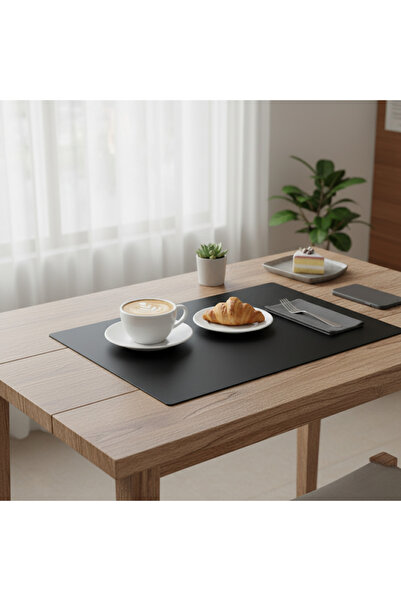 Grand Fine Art 4+1 Τεμάχια Δερμάτινο Σετ Αμερικανικού Τραπεζιού + Σετ Τραπεζι...