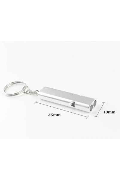 MaffStuff Dual metal whistle, gray MaffStuff®