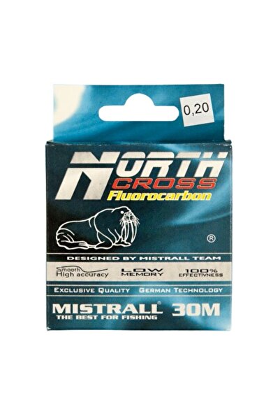Mistral Fluorocabon de brad Crucea Nordică 30m 0.16mm, 3.55kg