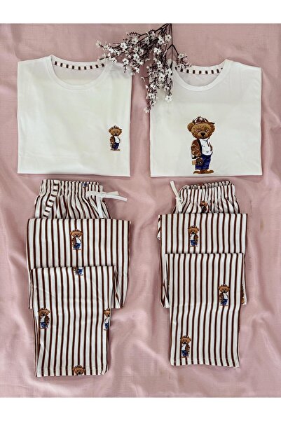 MH Moony Homewears Men's Single Old Money Little Teddy Bear Pajamas (Men's Ve...