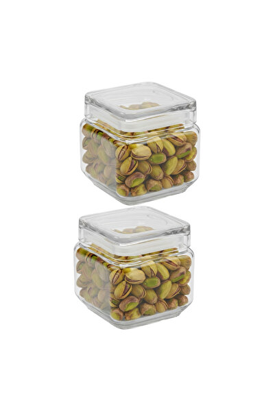 Generic Glass nut storage container - 2 pieces (for storing Eid nuts)