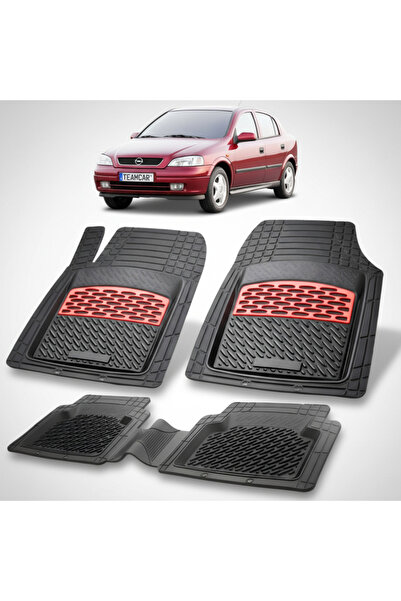 TEAMCAR Covorase Opel Astra G Συμβατό Hatchback 1998-2009 | Κόκκινος