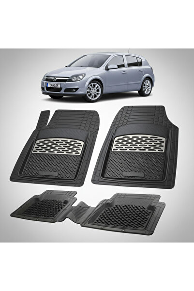 TEAMCAR Συμβατά πατάκια δαπέδου Opel Astra H Hatchback 2004-2014 | Ασημί