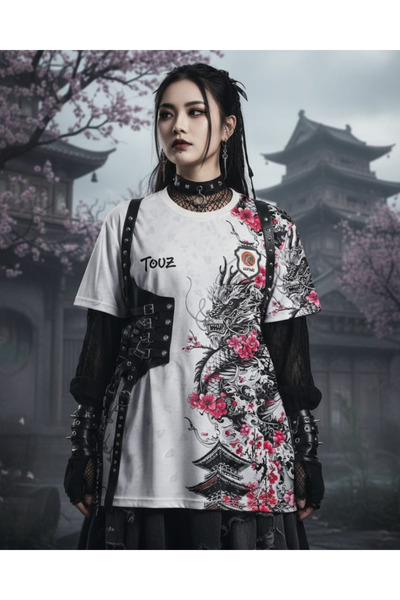 Touz Moda Sakura Dragon Jersey T-Shirt Uniform