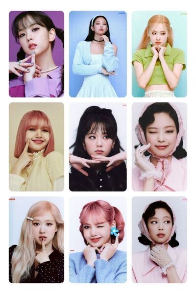 animeandyourworld blackpink fotokart 6*9 cm pvc kaplı tekli fotokart 1 adet s...