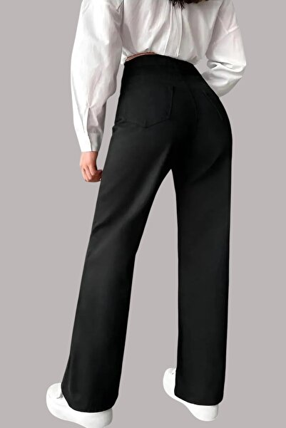 Livik Karry Wide Leg Kids' Wide Leg Black Lycra Stretch Denim Jeans