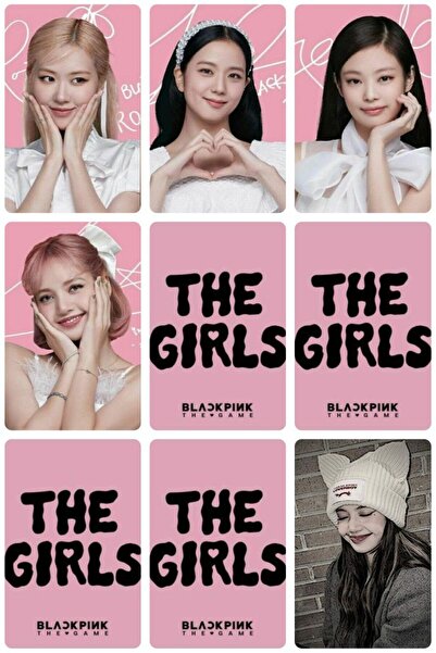 animeandyourworld blackpink fotokart 6*9 cm pvc kaplı tekli fotokart 1 adet s...