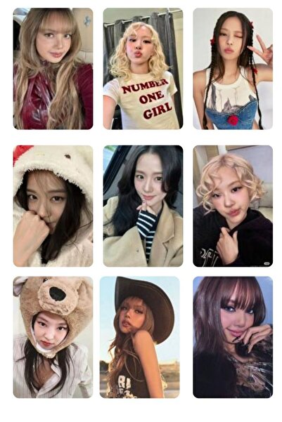 animeandyourworld blackpink fotokart 6*9 cm pvc kaplı tekli fotokart 1 adet s...