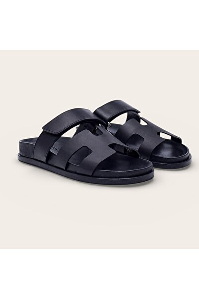 YNS STORE Yns Velcro Slippers Black