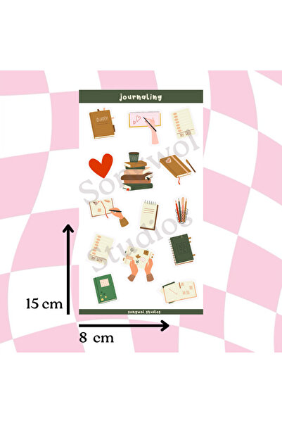 Songwol Studios Autocolant tematic pentru agendă, decalcomanii, bullet journa...