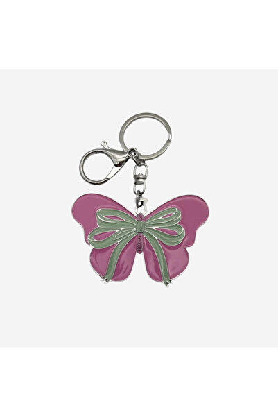 Flying Tiger Copenhagen Kelebek Detaylı Metal Anahtarlık