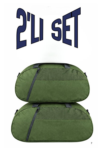 KAFF 2-комплектна сумка для подорожей зі знімними ременями, кишенями спереду ...