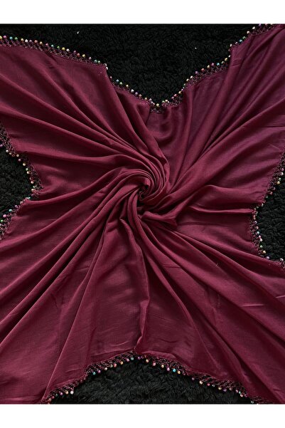 Beykan handmade Beaded Embroidered Scarf/Yemeni/Write/Headscarf