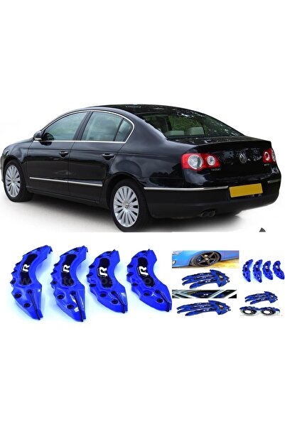 X POWER TUNİNG Vw Passat B6 17.18.19 Jant Uyumlu Mavi 4.lü R Kaliper Kapagı