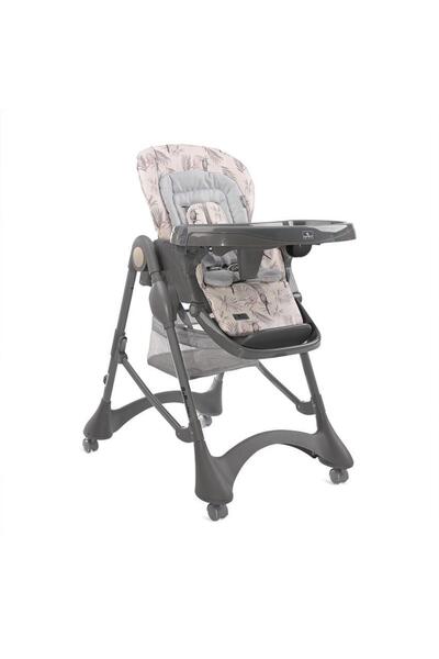 LORELLİ Baby High Chair Bellissimo, Adjustable Height/Recline, 4 Wheels, 5-Po...