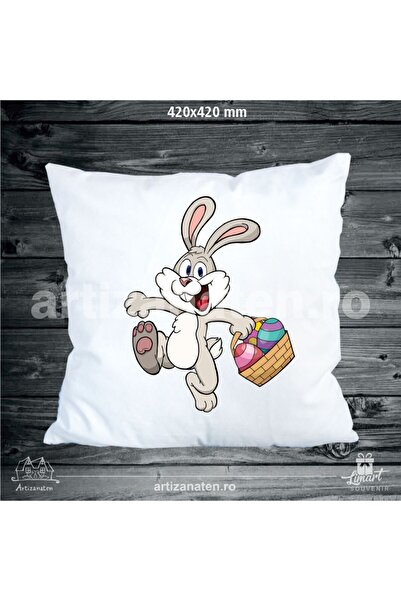 LimArt Multicolored Easter Decorative Cushion 45x45 cm - festive Easter design