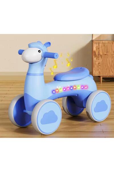 TOY LAND لعبة ركوب على شكل حيوان للأطفال مع أضواء وموسيقى - لعبة داخلية وخارج...