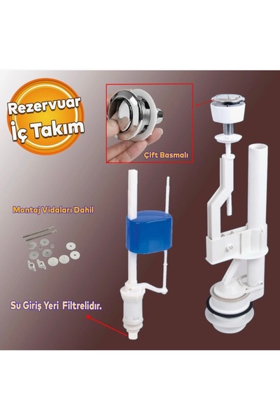 hakersan Rezervuar Basmalı İç Takım Klozet Sifon İç Takımı