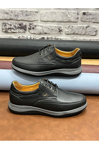 Derilax Hakiki Deri Ortopedik Rahat Hafif Yumuşak Ekinci Erkek Ayakkabı